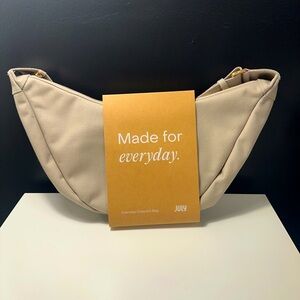 July Everyday crossbody sling bag, Khaki canvas NWT